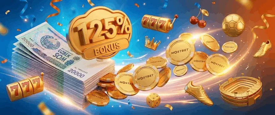 Mostbet Uzbekistan xush kelibsiz bonusi 550,000 so'm gacha